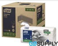 TORK CLEANING CLOTH - Fold: Folded Color: White System: W4 - Packet (120 Single)