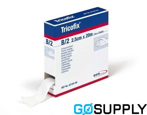 TRICOFIX TUBULAR GAUZE BANDAGE - Size: B 2.5CMx20M FINGER & TOE