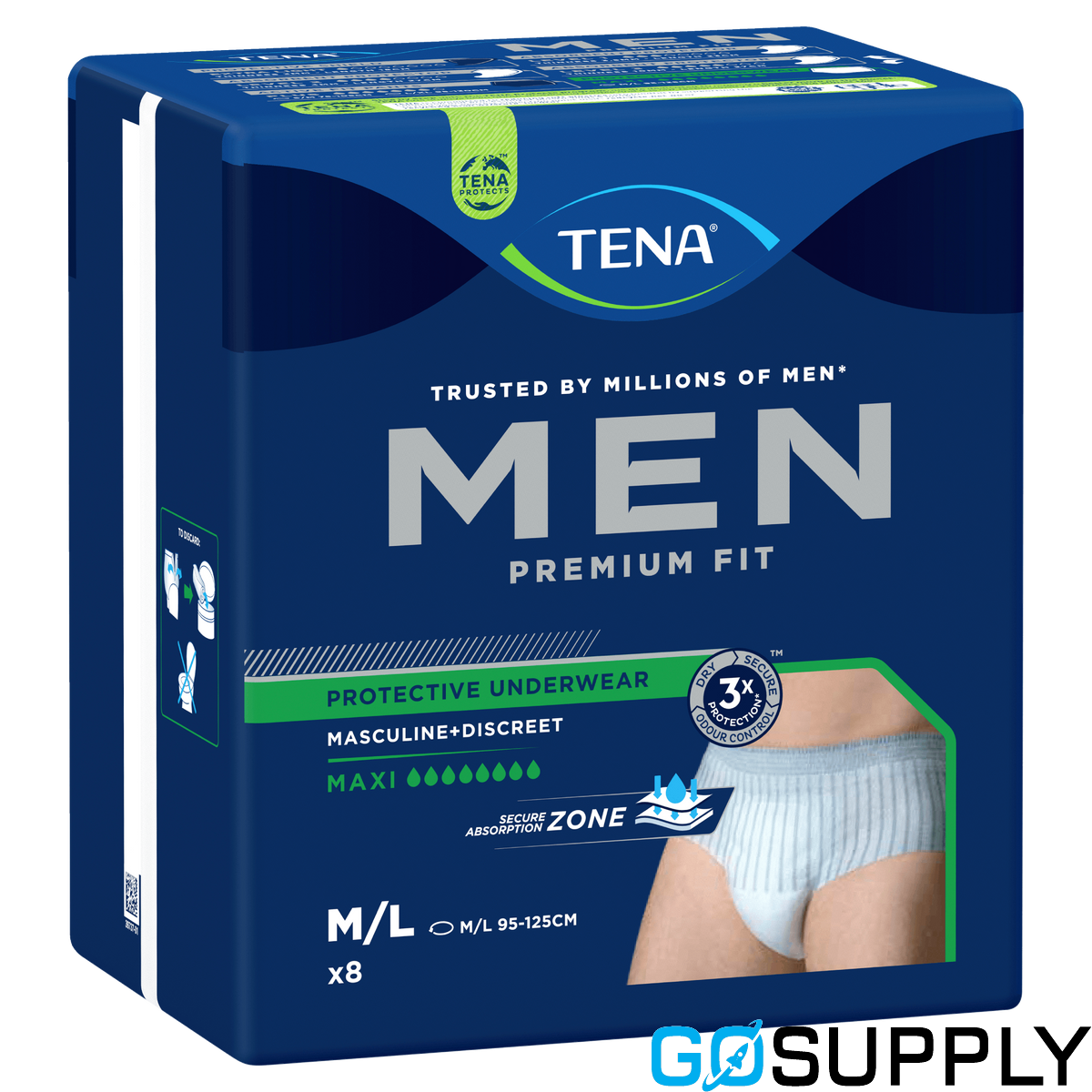 Tena Pant Men (Medium / Large · Maxi · 95-125cm)