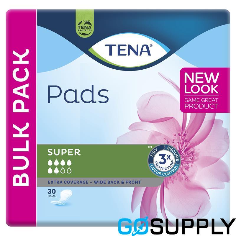 Tena Pad Lady Super - Pack Size: 30pk Carton: 6