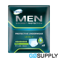 Tena for Men - Level: 4 Pack Size: 8 Pack Carton: 3 - Carton (3 Packet x 8 Single)