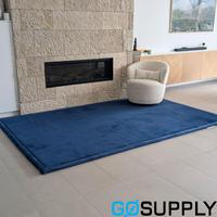 The Mellow Mat® v2 (Soft Touch Sensory Tatami Rug) (Large · Navy Blue)