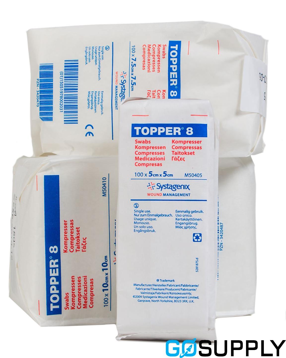 Topper Gauze Non-Sterile 5cmx5cm 100's