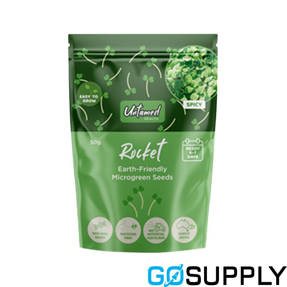 UNTAMED HEALTH MICROGREEN SEEDS - Type: Rocket Weight: 50G