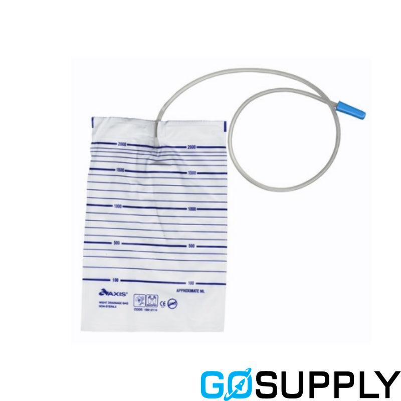 URIMAAX URINARY BAG WITH OUTLET - Type: Bottom Drain T Bar Capacity: 2000ml