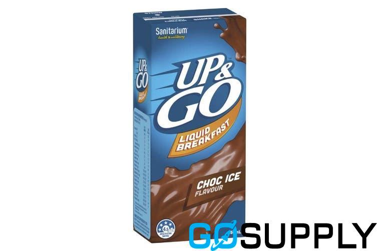 Up&Go Chocolate Flavored Liquid Breakfast - Nutritious and Ready-to-Drink x12