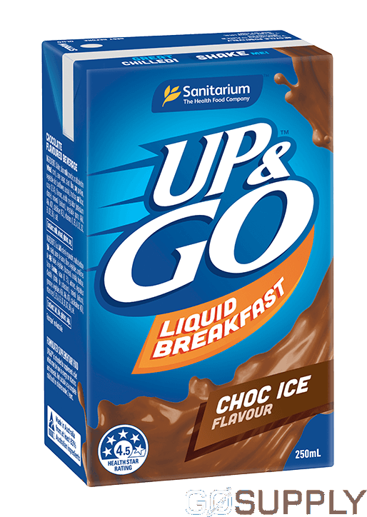Up&Go Chocolate Flavored Liquid Breakfast - Nutritious and Ready-to-Drink x12