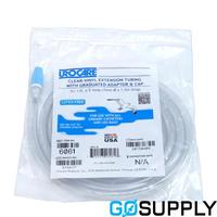 Urocare Non-Sterile Vinyl Extension Drain Bottle Tube 1.5m 7mm