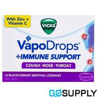 VICKS VAPODROPS - Flavour: B/CURR Pack Size: 16 - Packet (16 Single)