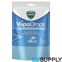 VICKS VAPODROPS - Flavour: COOL P/MINT Pack Size: 24 - Packet (24 Single)