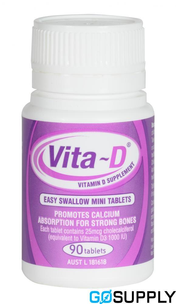 VITA-D TAB - Count: 90 Dosage: 1000IU