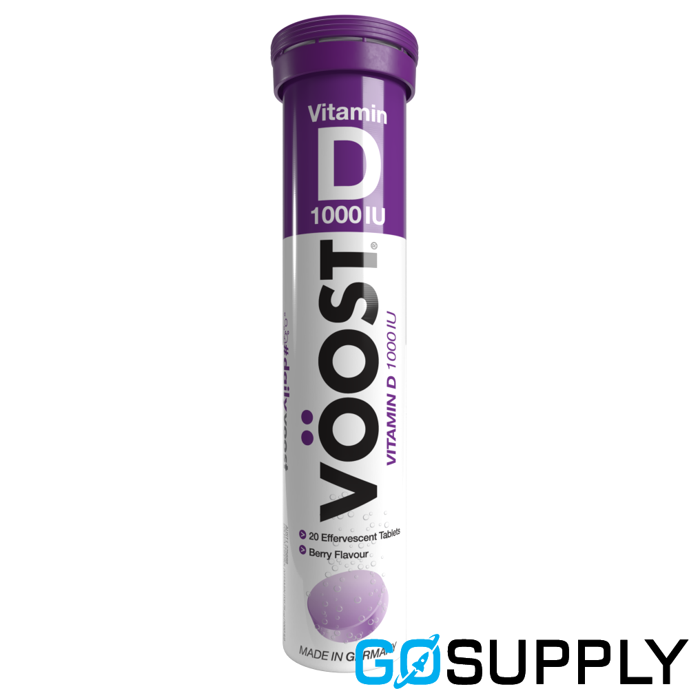 VOOST VITAMIN EFFERVESCENT TABLETS - Flavour: Berry Vitamin: D
