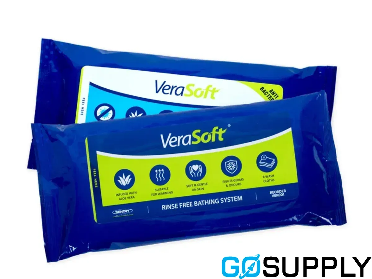 Verasoft Bath Wipes Antibacterial