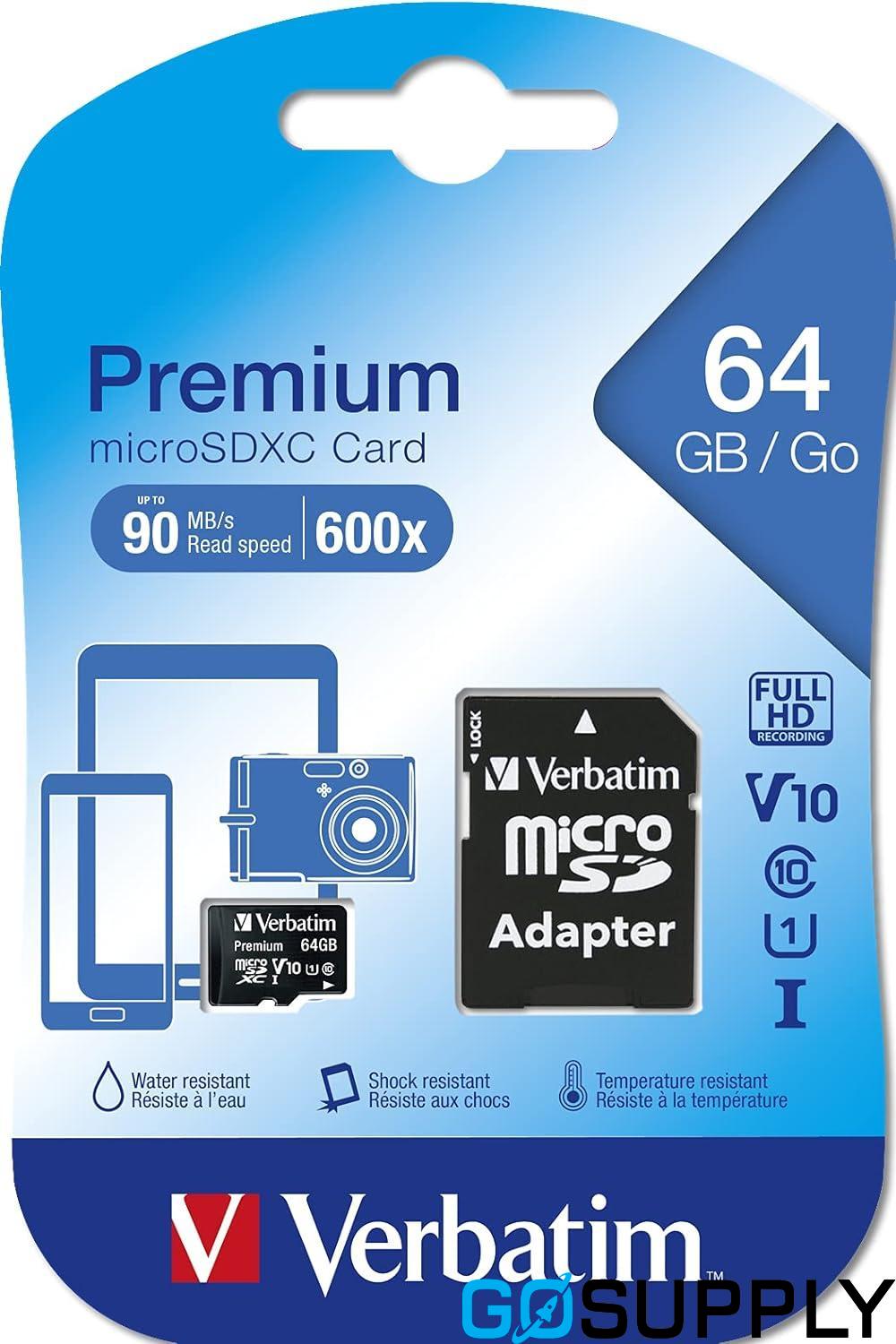 Verbatim Premium microSDXC Card - 64GB