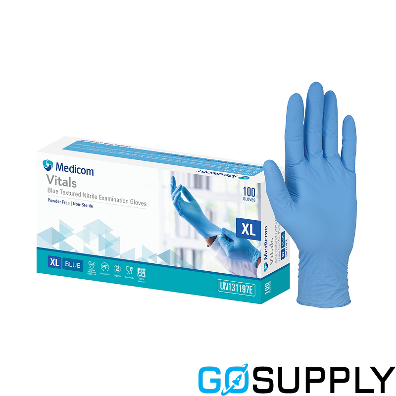 Vitals Nitrile Gloves (Large)