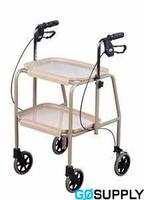 WALKER DAYS TROLLEY - Color: Beige Height Range: 755-905MM Weight Capacity: 125KG