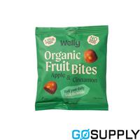 WELLY ORGANIC FRUIT BITES - Weight: 30G Display: 14 Flavour: Apple Pie (Apple & Cinnamon) - Packet (14 Single)