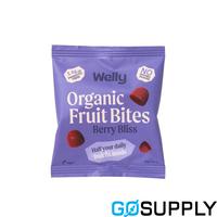 WELLY ORGANIC FRUIT BITES - Weight: 30G Display: 14 Flavour: Berry Bliss - Packet (14 Single)
