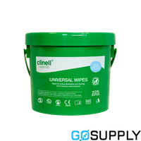 WIPES CLINELL UNIVERSAL 225 DISINFECTANT WIPES BUCKET