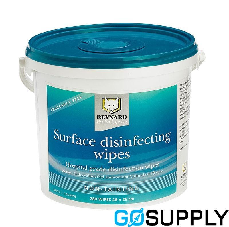 WIPES SURFACE DISINFECTING - Grade: Hospital Capacity: 280 Tub