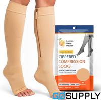 Zipperless Toeless Compression Socks