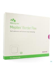 MEPILEX BORDER FLEX 15x15cm 10's