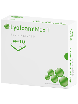 LYOFOAM MAX T - Size: 9cm X 9cm Pack Size: 10's