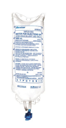 Water For Injections - Volume: 1000ml