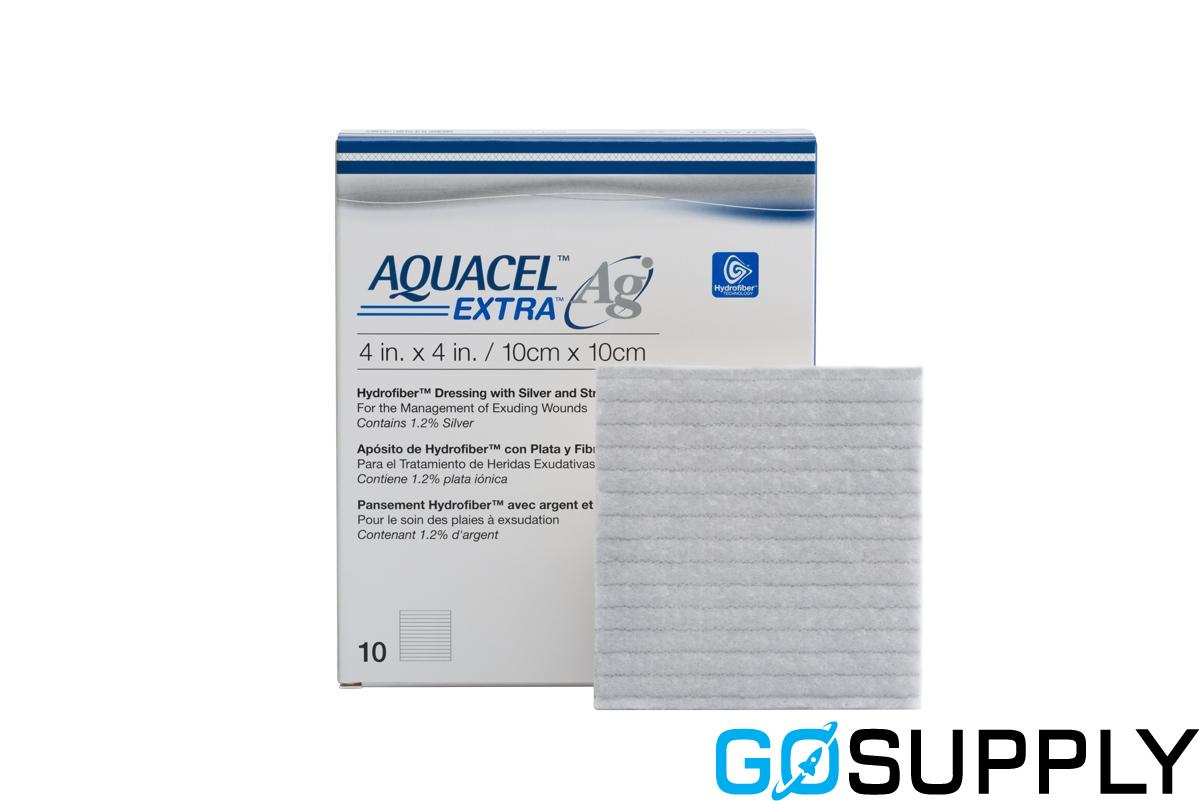 AQUACEL AG EXTRA DRESSING - Size: 10CM X 10CM Pack Size: 10