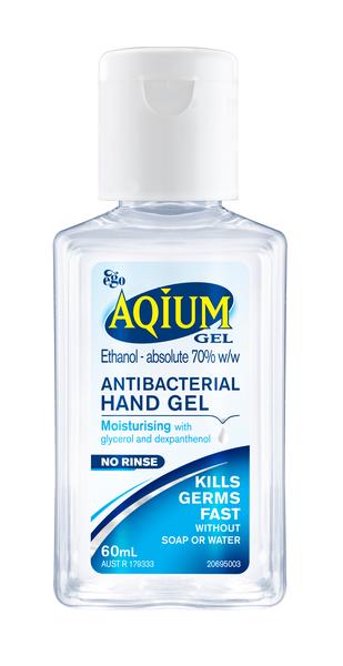 Aqium Antibacterial Hand Gel - 60mL