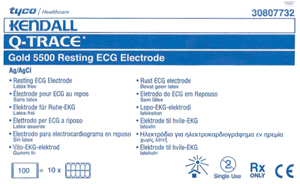 Q-Trace™ Gold 5500 Resting ECG Electrodes Pkt/100