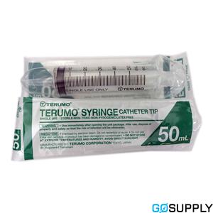 TERUMO SYRINGE - Volume: 50ML Type: CATHETER TIP Pack Size: 20 - Packet (20 Single)