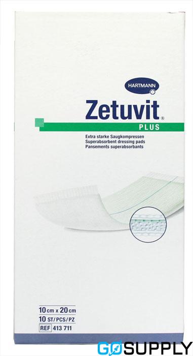 ZETUVIT PLUS DRESSING - Size: 10CM X 20CM Pack Size: 10