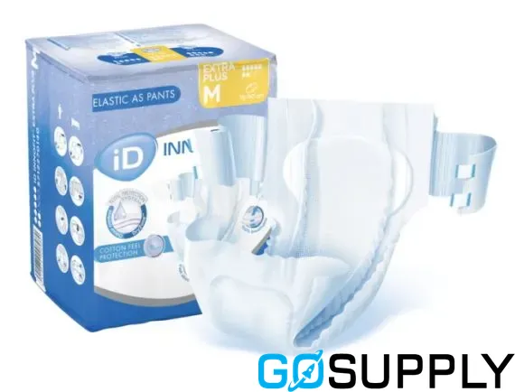 iD Innofit Premium - Absorbency: Extra Plus Size: Medium Waist: 75-100 Pack Size: 14x4