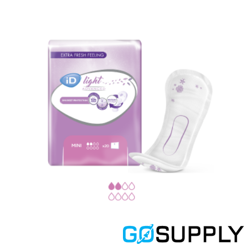 iD Light Incontinence Pads (170ml · Mini)