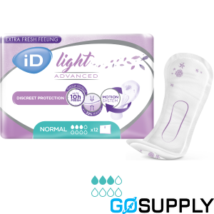 iD Light Incontinence Pads (295ml · Normal)