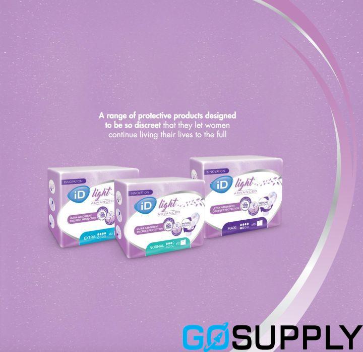 iD Light Incontinence Pads (800ml · Super)