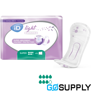 iD Light Incontinence Pads (800ml · Super)