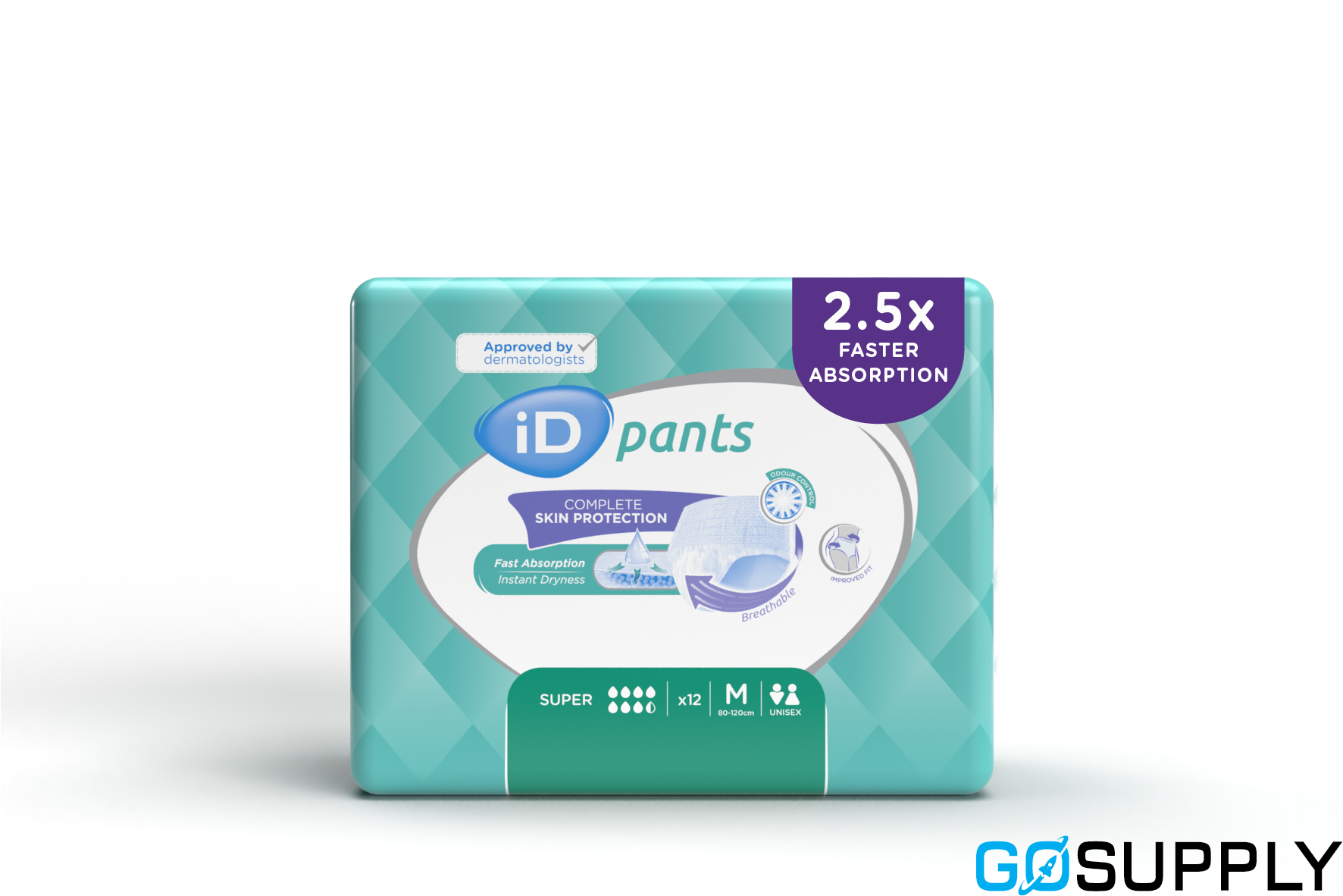 iD Pants Super - Capacity: 1870ml Size: Medium