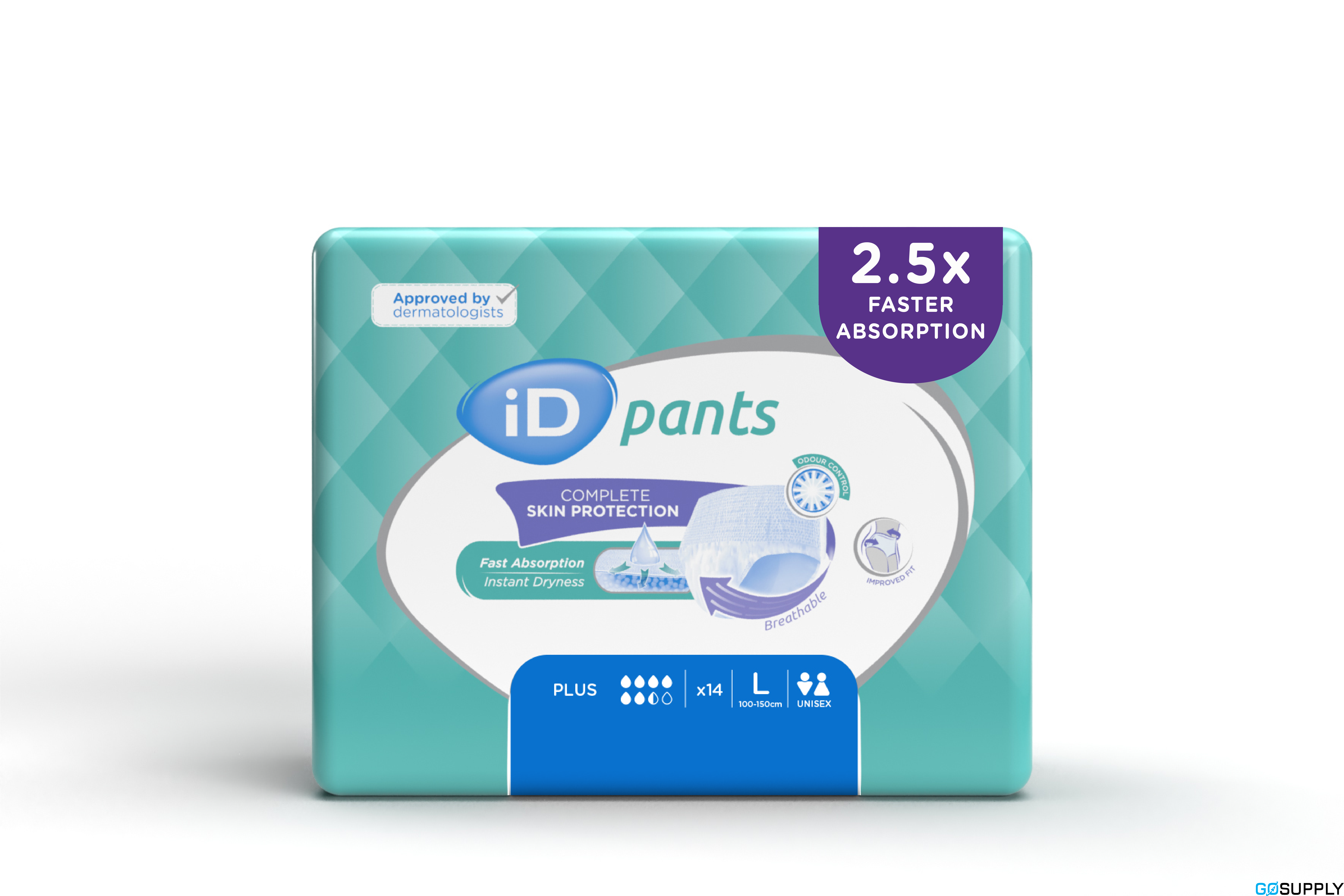 iD Pants Maxi L Complete Skin Care Protection 8x10
