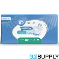 iD Slip Super (Medium (80-120cm) · 3400ml) - Carton