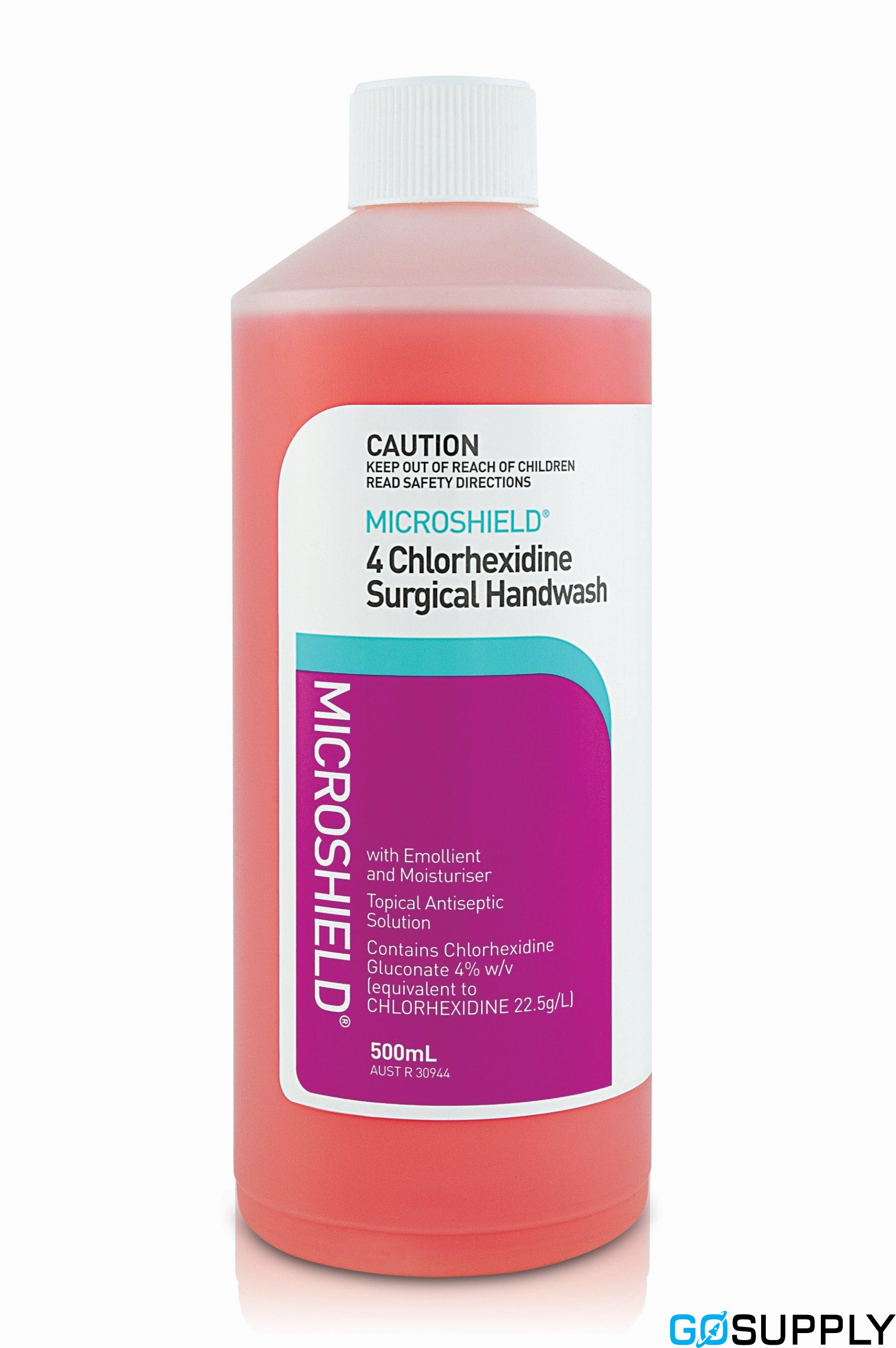 MICROSHIELD 4 CHLORHEXIDINE HANDWASH - Volume: 500ML