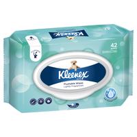 Kleenex Flushable Fresh Wipes, Scented - 42 Pack
