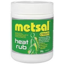 METSAL HEAT RUB CREAM 500g