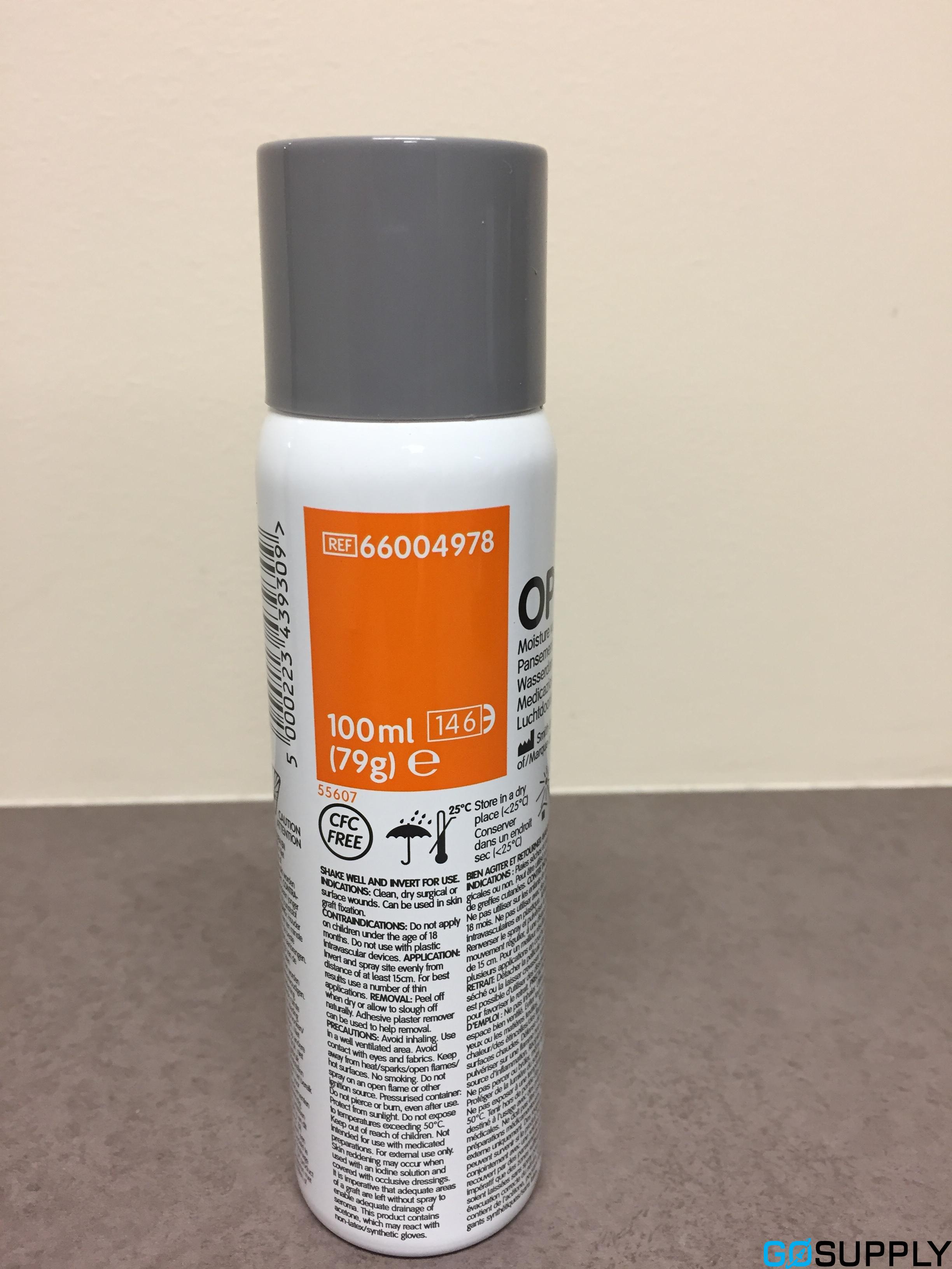 OPSITE SPRAY DRESSING - Volume: 100ML