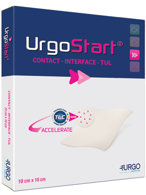 URGOSTART CONTACT DRESSING - Size: 10×10CM Pack Size: BOX 10